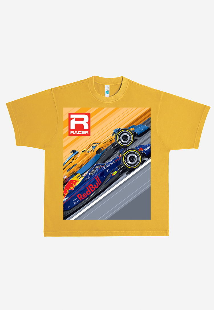 Lando Norris McLaren vs Max Verstappen Red Bull "The Technology Issue" RACER 313 - T-shirt