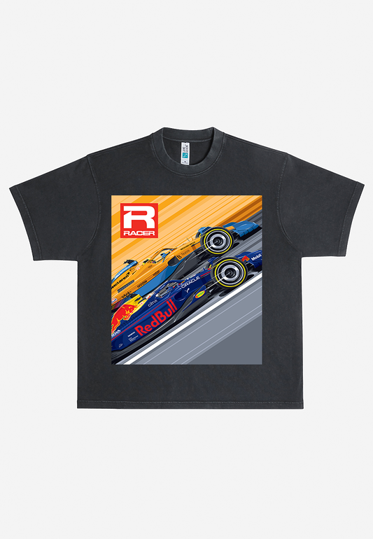 Lando Norris McLaren vs Max Verstappen Red Bull "The Technology Issue" RACER 313 - T-shirt