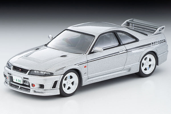 Tomica Limited Vintage NEO NISMO 400R Tsugio Matsuda Specification (Silver) + Limited Edition TLV T-shirt w/ Free Digital Collectible Bundle Pack